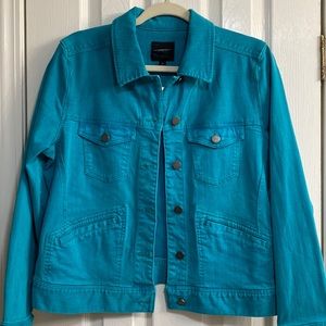2 for $10/Liverpool Turquoise Jean Jacket Size M